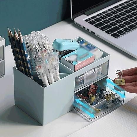 Pencil Holder Simple Multifunctional Desktop Storage Box Drawer Storage Box Cosmetics Storage